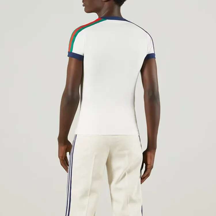 GUCCI X Adidas Logo T Shirt-4