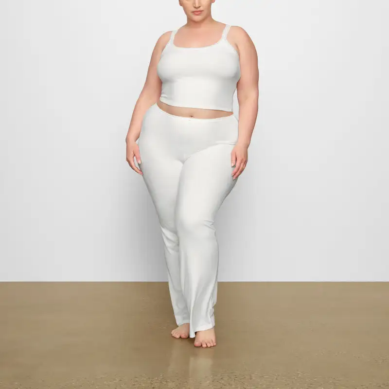 Skims Casual Pants Women's White-1