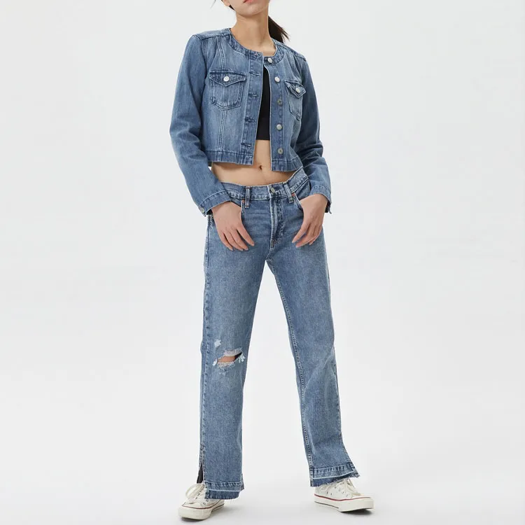 GAP Denim Jackets Women's Dark Blue-1
