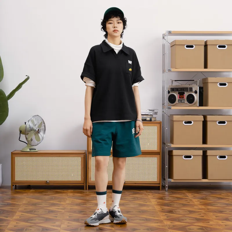New Balance Polo Shirt Unisex Black-2