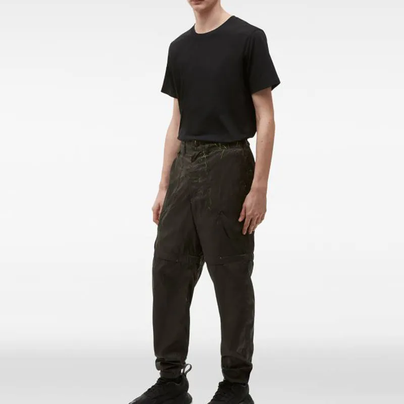 Moose Knuckles Moose Knuckles SS23 Crinkle Series Casual Pants Men Black-1