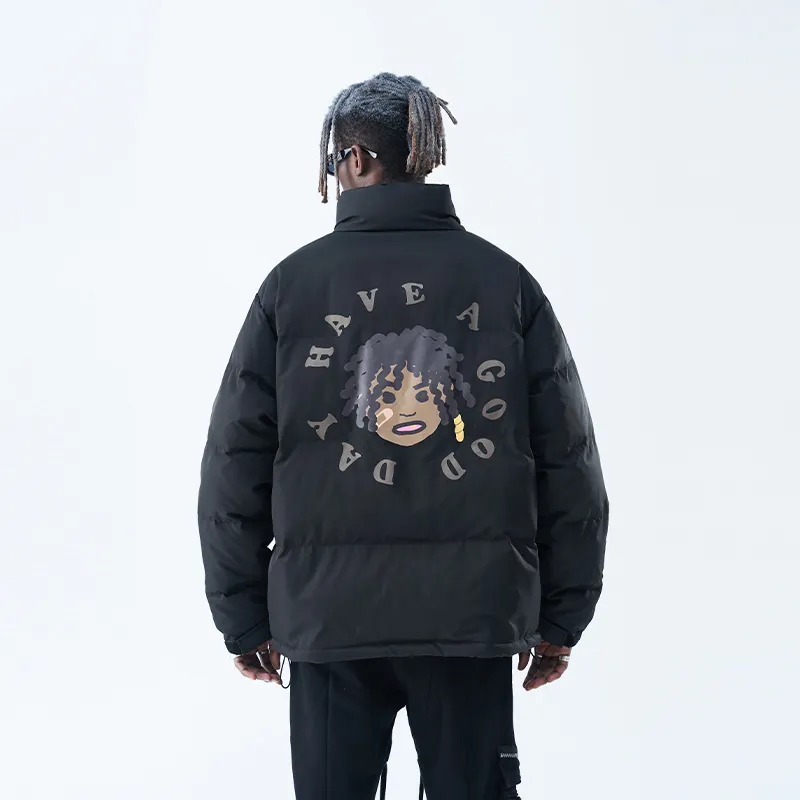 HARSH AND CRUEL Puffer Jacket Winter Unisex-5