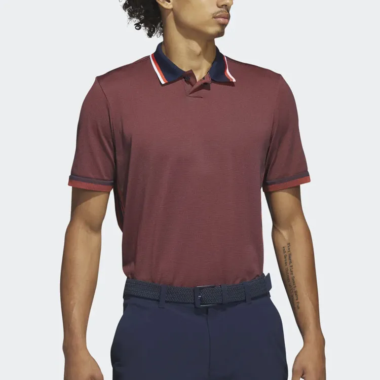 Adidas Polo Shirts Men Prefabricated Red-1