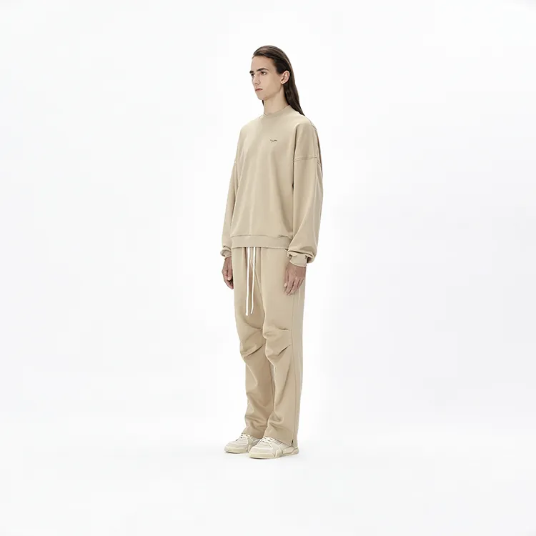 The Last Redemption Knitted Sweatpants Unisex Wheat-4