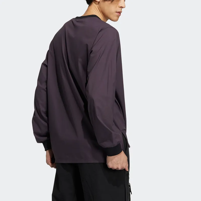 Adidas Originals Set in Sleeve T Shirt Men's Purple-2