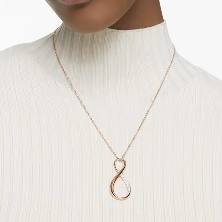 Swarovski Exist Gold Plated, Crystal Necklaces Women's-2