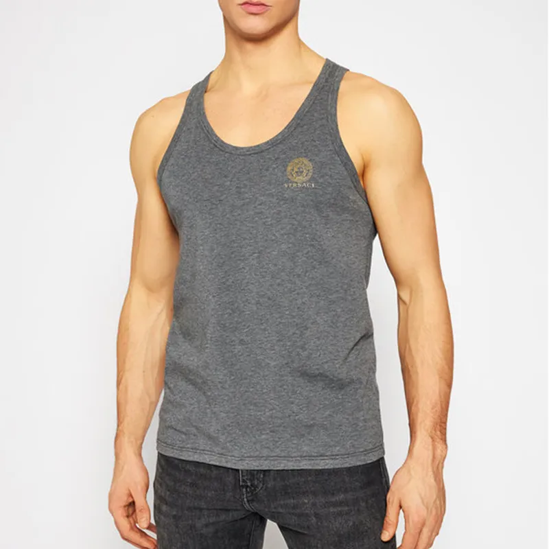 VERSACE Medusa Head-Printed Stretched Tank Top-2
