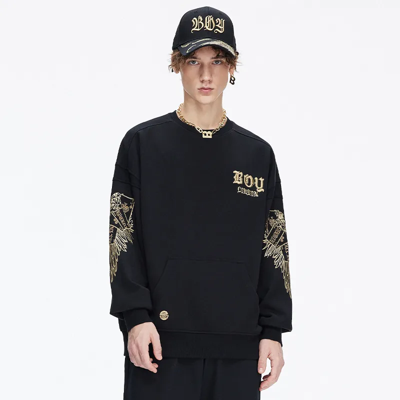 Boy London Sweatshirts Unisex Black-2