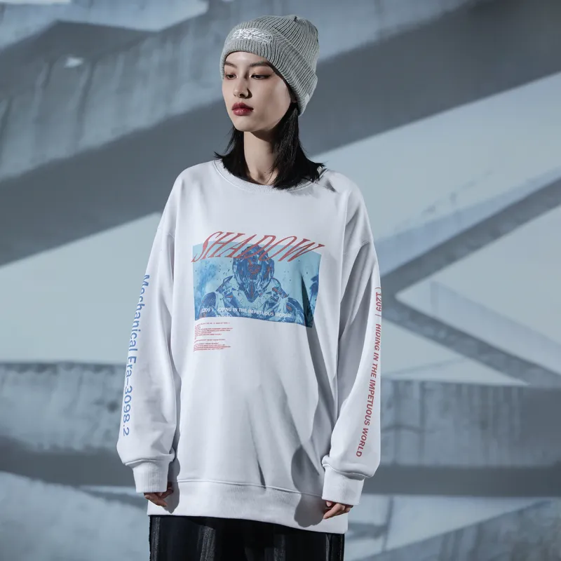 ENSHADOWER Sweatshirt Unisex White-4