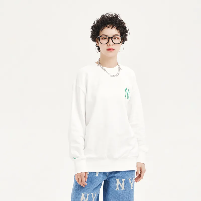 MLB New York Yankees Sweatshirts Unisex White-3