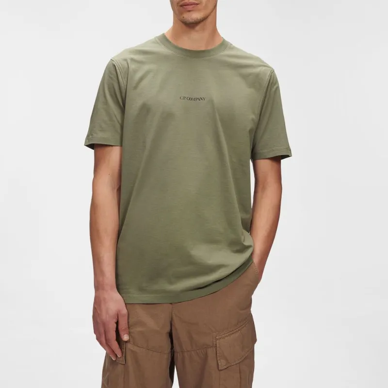 C.P.Company T Shirts Men Olive Green-3