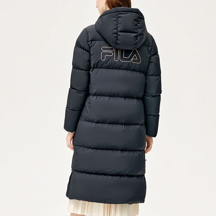 [ FILA ]★23FW ★ Airflow Lightweight Padding FILA Down Jackets Women's Jet Black L - POIZON