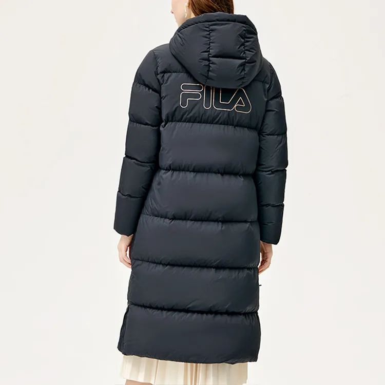 FILA Down Jacket Winter Women's Jet Black-3