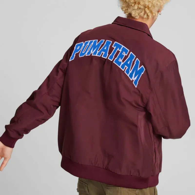PUMA Team Bomber Jackets Men Fuchsia-3