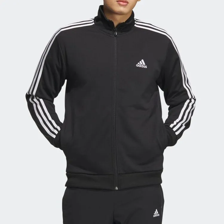 Adidas 3 Stripes Jacket Men's Black-1