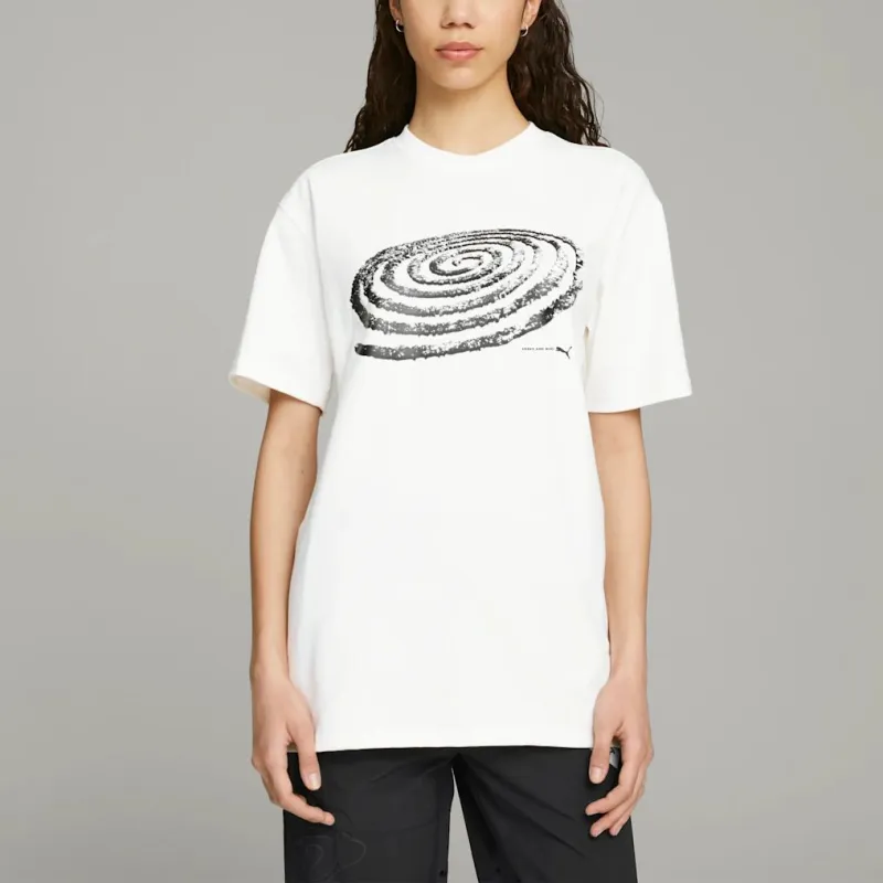 PUMA X P.A.M. Co branded Version T Shirts Unisex White-2