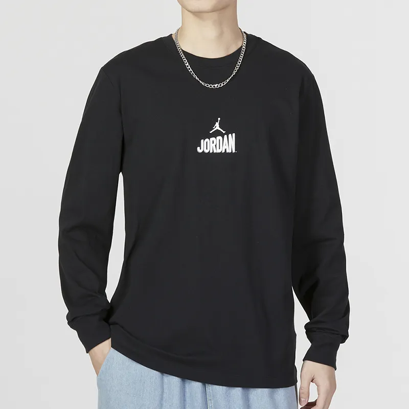 Jordan T Shirts Men Black-2