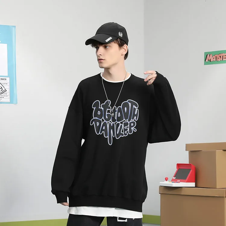 Bt Crew Neck Loose Fit Sweatshirt Unisex-2