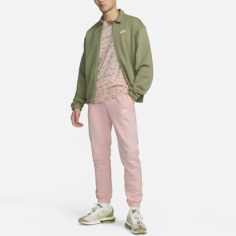 Nike Knitted Sweatpants Men Pink-2