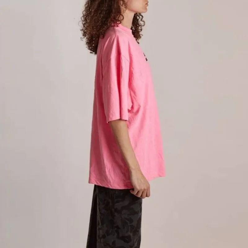 Balenciaga SS21 T-Shirt Women's Pink-5