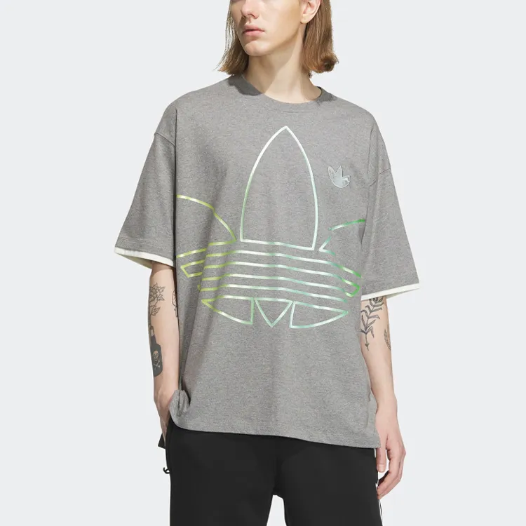 Adidas Originals T Shirt Men's Basic Heather Gray-1