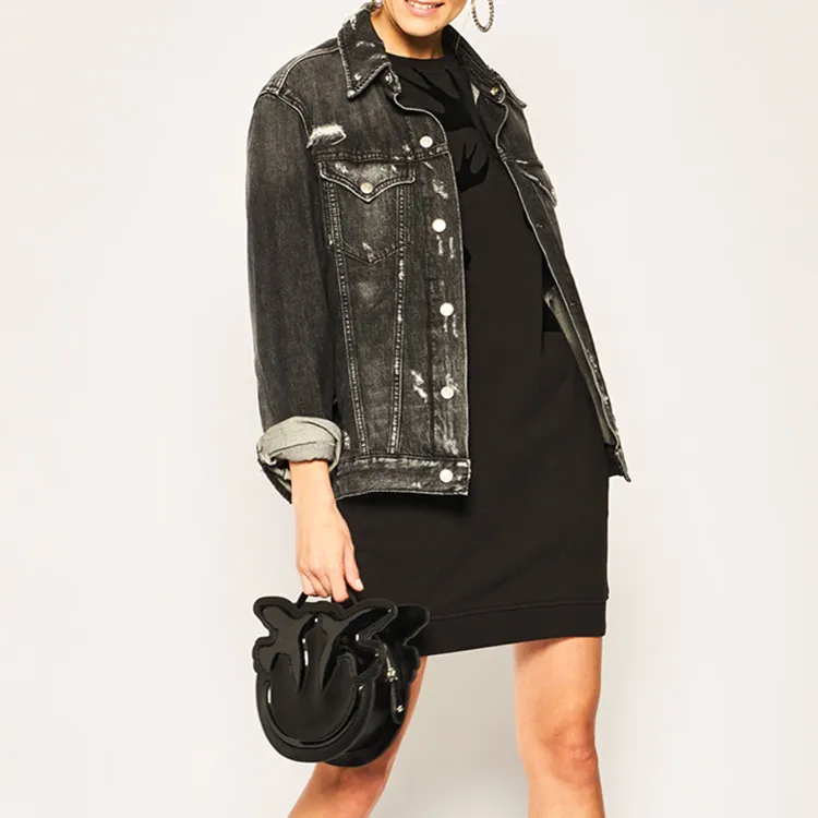 McQ Alexander McQueen Long Sleeved Dresses Women's Black-2