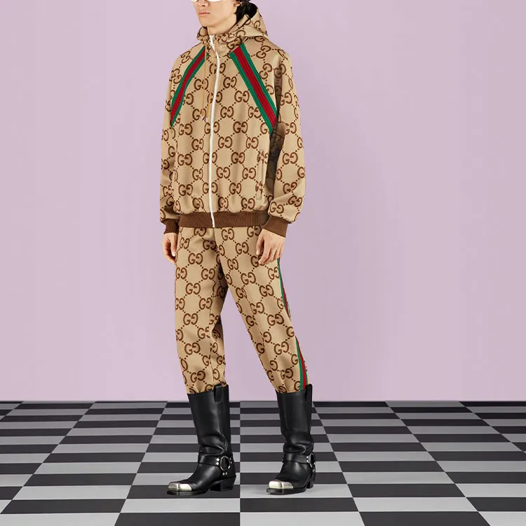 GUCCI Gg Supreme Hooded Jacket-1