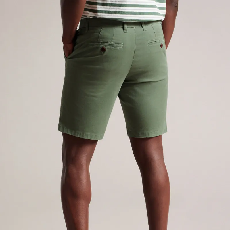 Ted Baker Casual Shorts Men Olive Green-3