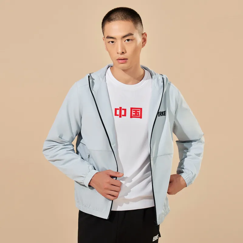 Erke Jackets Men Cloud Gray-5