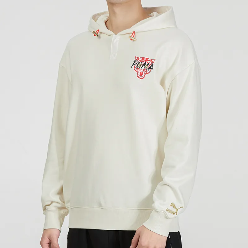 PUMA Sweatshirts Unisex Ecru-4