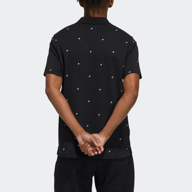 Adidas Polo Shirts Men Black-3