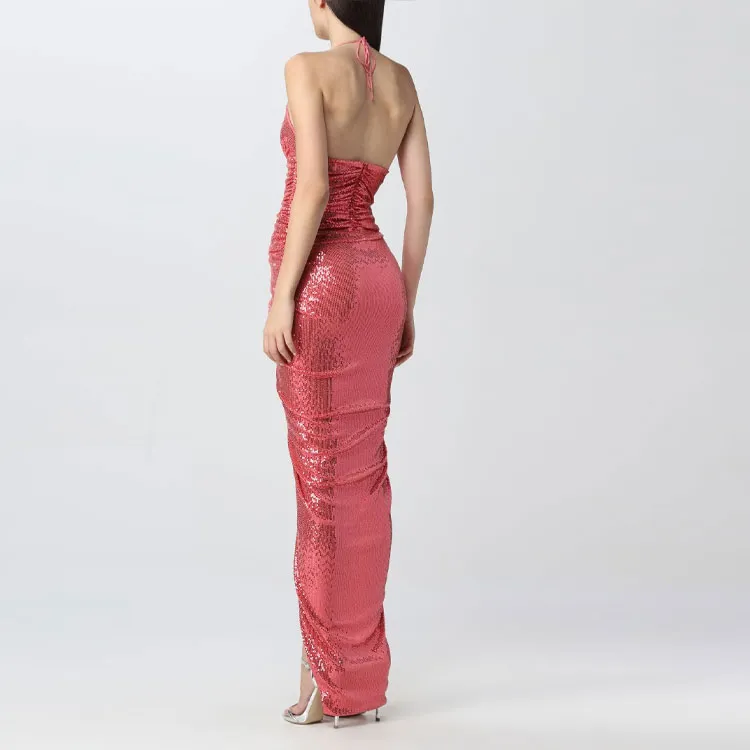 Alexandre Vauthier Sleeveless Dresses Women's Sunset Red-3