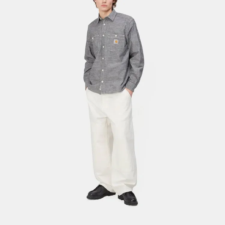 Carhartt WIP Mid Rise Wide Leg Jeans-2
