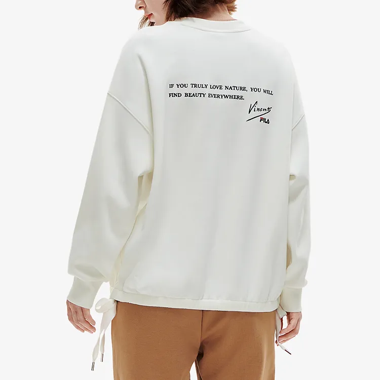 FILA Sweatshirts Women's Cloud White-5