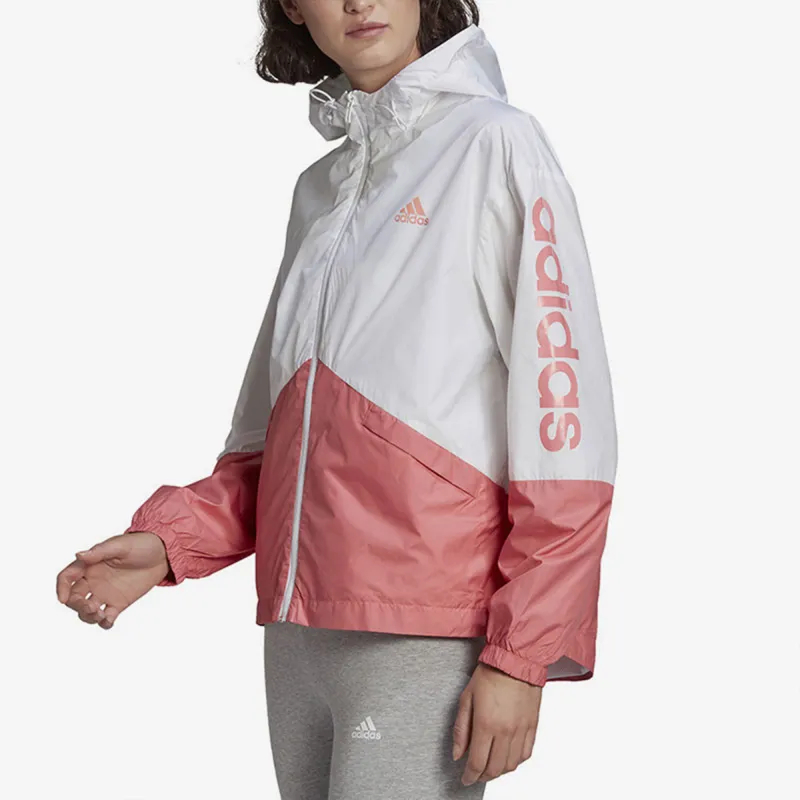Adidas Jacket Women's White Pink Multicolor-2