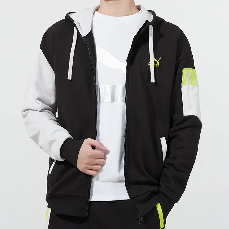 PUMA Retro Colorblock Jackets Men Black-2