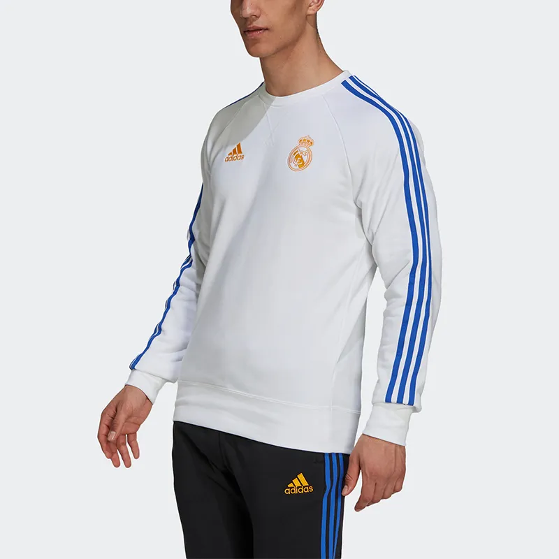Adidas Real Madrid Sweatshirts Men White-2