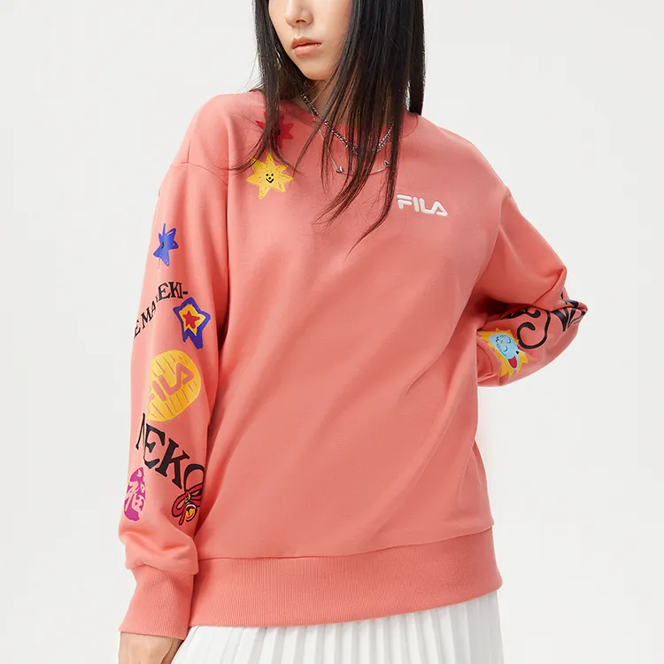 FILA FUSION Sweatshirts Women's Lantana Pink-2
