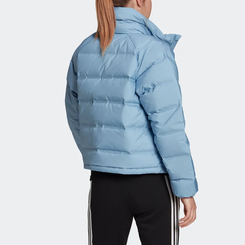Adidas Down Jackets Women's Sky Blue-3