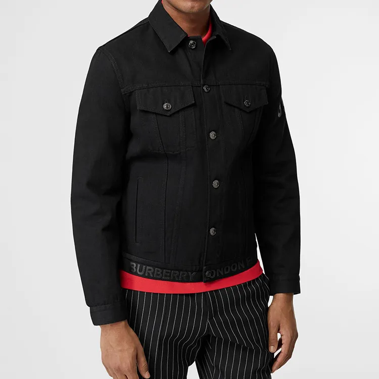 Burberry Denim Jacket Men's Black-1
