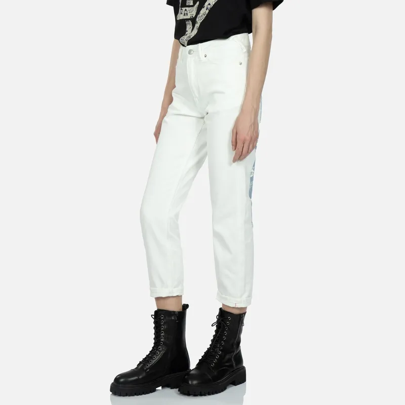 EVISU Jeans Women's White-2