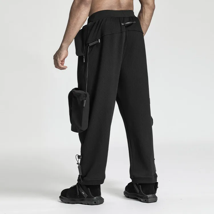 NORVINCY Western Outdoor Trendy Knitted Fabric Cargo Pants Unisex-3