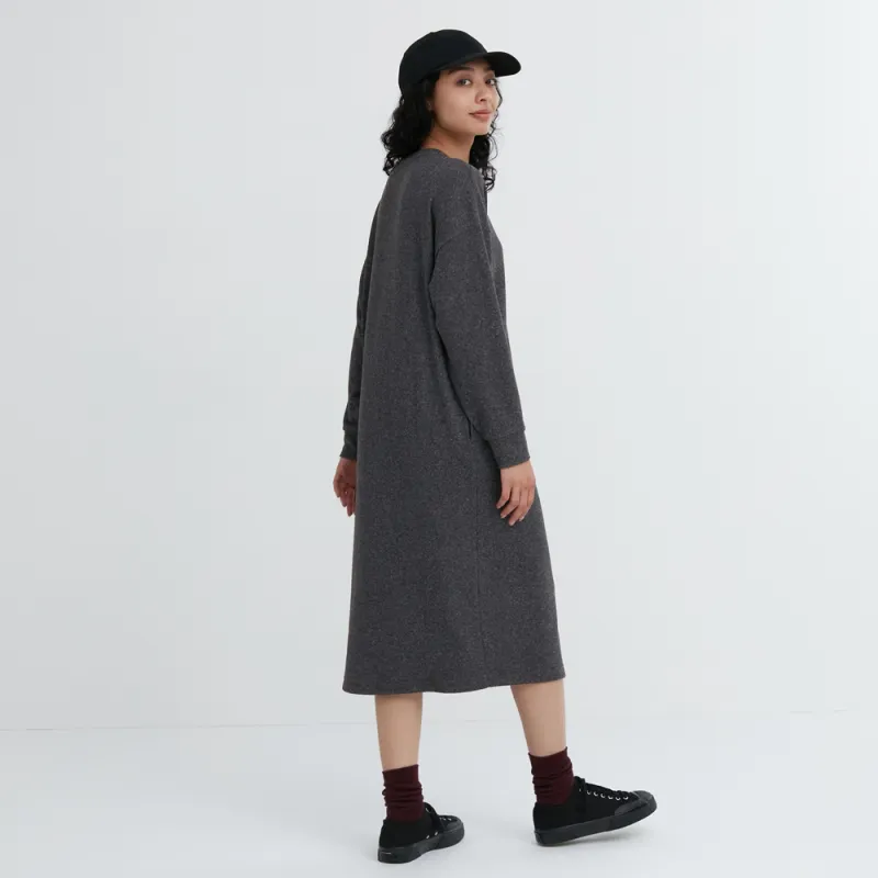 UNIQLO Long-Sleeved Dresses Women's Dark Gray-2