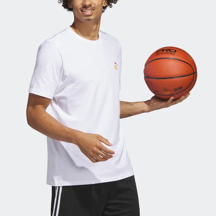 Adidas T Shirts Men White-3