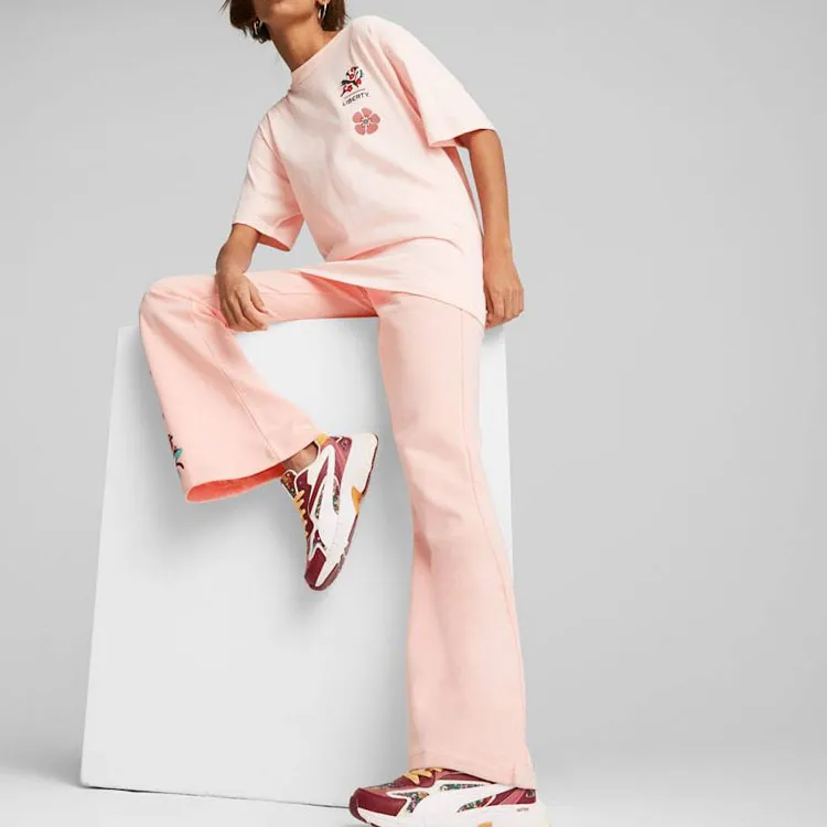 PUMA X Liberty Co-branded SS23 Casual Pants Women's Pink-2