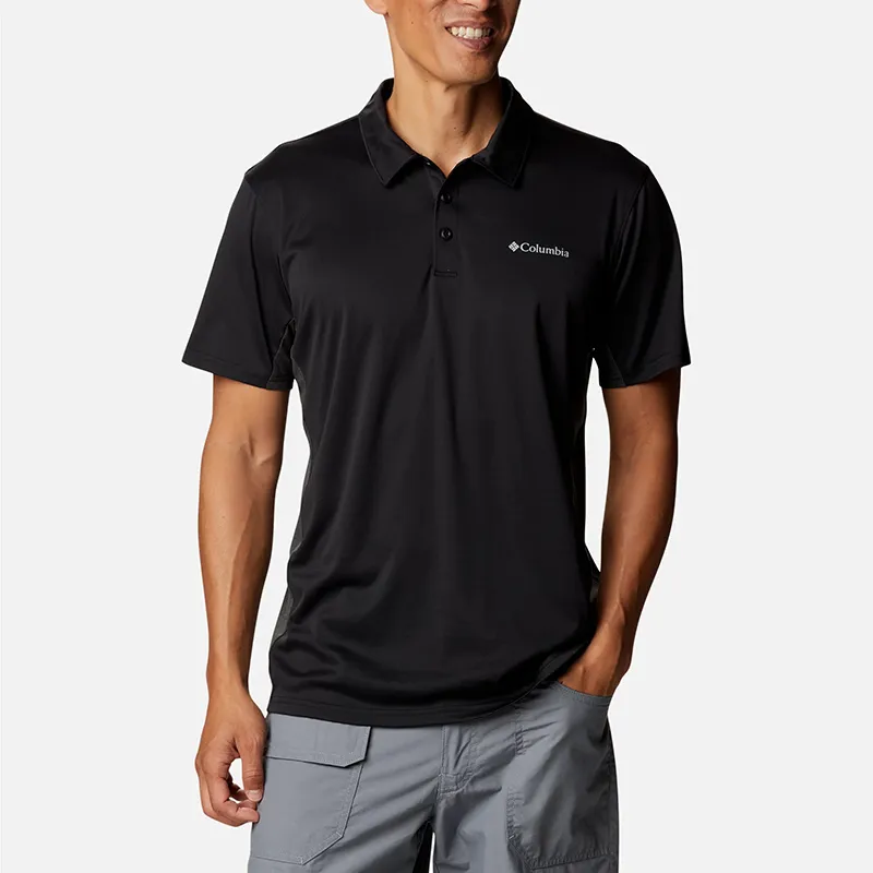Columbia Polo Shirt Men's Black-2