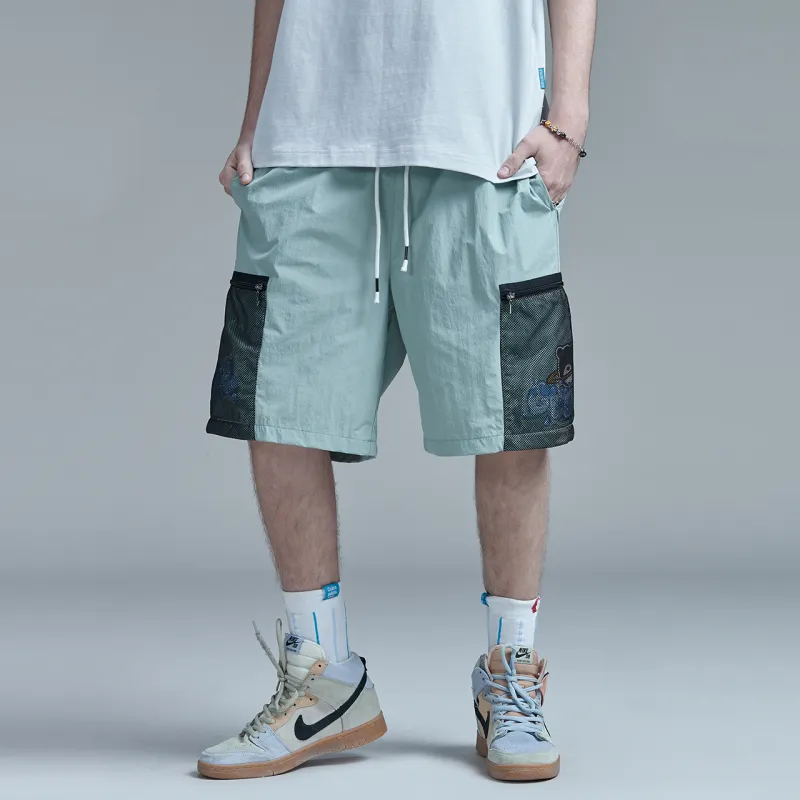 Guuka Casual Shorts Men Light Green-3