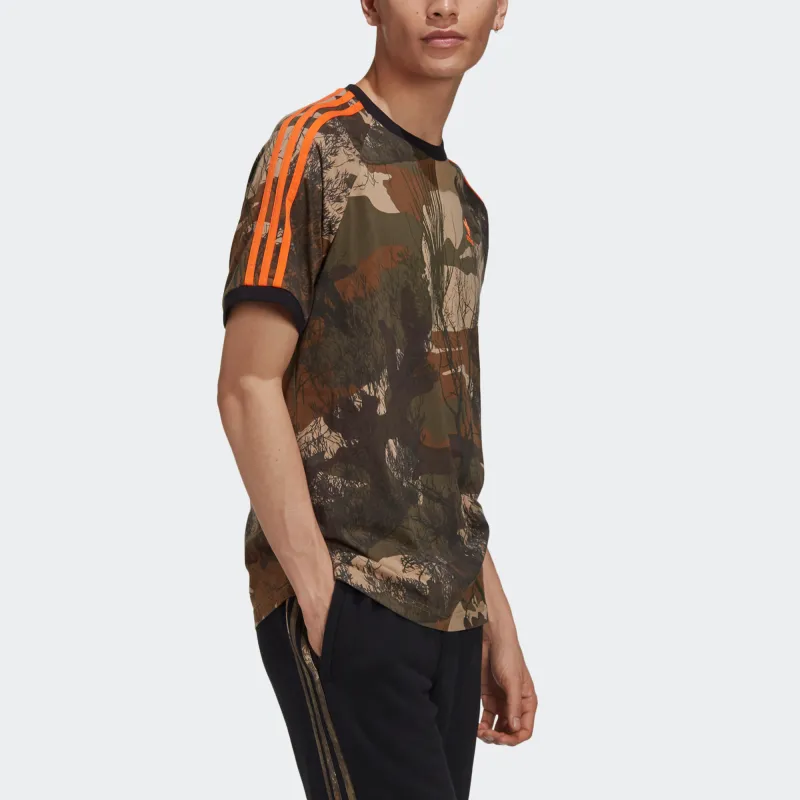 Adidas Originals T Shirt Men's Brown-4