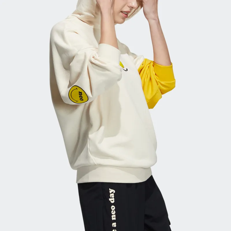 Adidas Neo x SMILEY Sweatshirt Women's Light Yellow-3