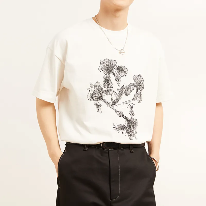 OPICLOTH SS21 Straight T-Shirt Unisex White-2